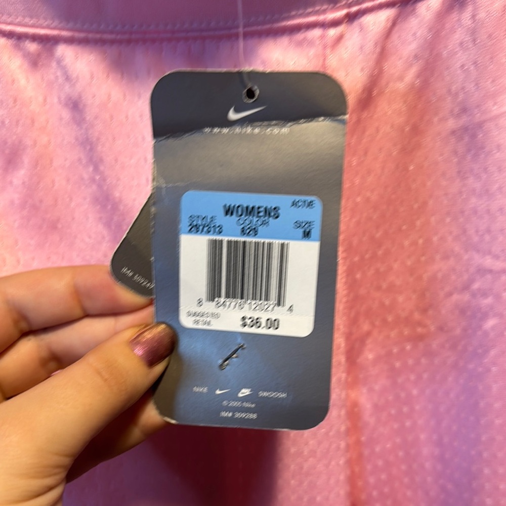 Nike women’s Pink and White Athletic Leggings - Picture 2 of 2
